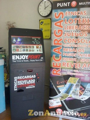 Máquina de Recargas de móvil, Fotos, Pines para juegos