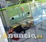 Ventanas de PVC y aluminio; cortinas de cristal, barata