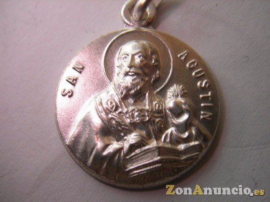 MEDALLAS SAN AGUSTIN EN ORO Y EN PLATA.