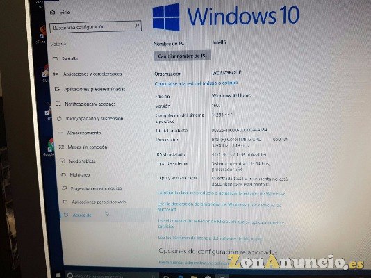 ORDENADOR CON PROCESADOR INTER CORE I5,