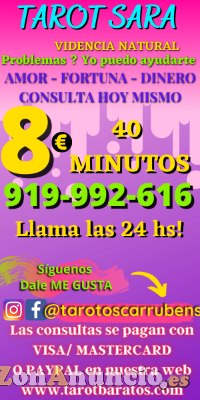 Consulta de Sara a 8 euros
