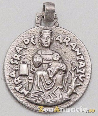 MEDALLAS VIRGEN DE ARANZAZU ARANTXA EN ORO O PLATA