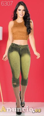 OFERTA JEANS CAPRIS A MITAD DE PRECIO