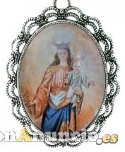 MEDALLA VIRGEN AUXILIADORA EN ORO Y EN PLATA.