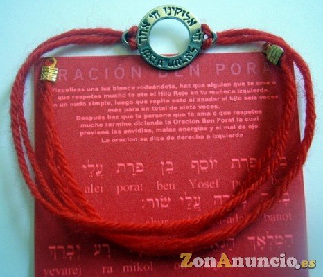 Kabbalah Red String Pulsera Autentico Hilo Rojo Cabala