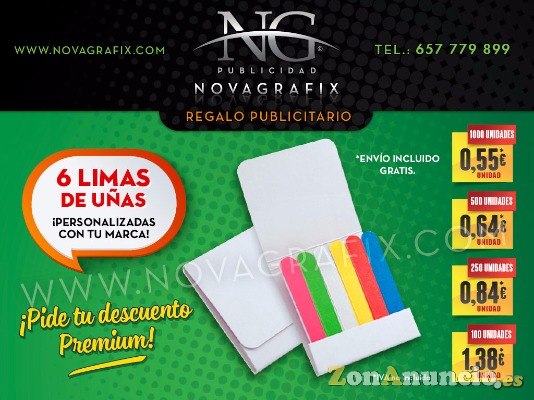 Set 4 limas uñas