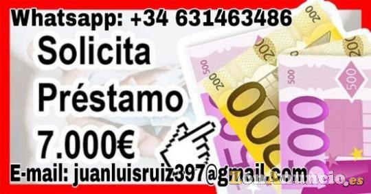PRÉSTAMOS WHATSAPP: +34 (631 463 486)