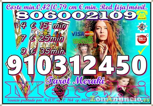 TAROT FIABLE  VISA 9€ 35min 910312450 / 806002109