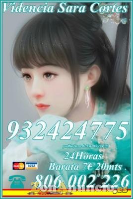 Tarot  Sara Cortes 932 424 775  desde 4€ 15  7€ 20mts