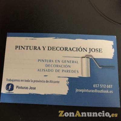 pintura y decoracion jose