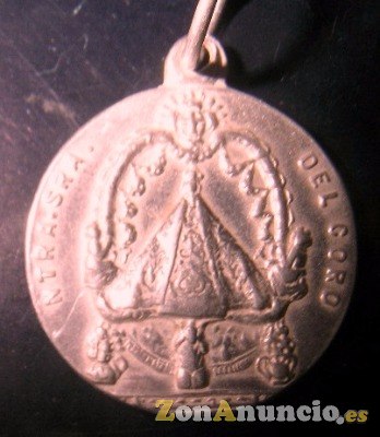 Medalla virgen del coro en oro o en plata