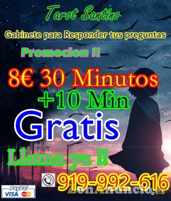 Tarot 24hs,30min+10min de regalo por 8 euros