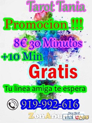 Tarot 30 min+10 gratis solución a tu futuro