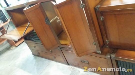 Lote muebles rústicos