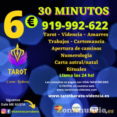 el más económico tarot las 24hs