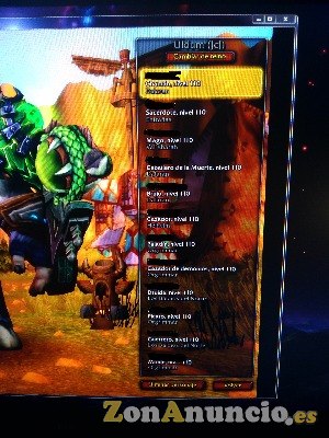 Vendo tiempo empleado en cuenta WoW