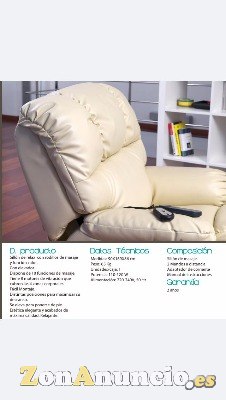 Sillón  masaje levanta personas