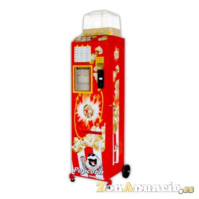 Máquina expendedora de palomitas, amplio beneficio