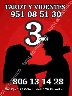 3 euros tarot y videntes 806 desde 0.42€/min