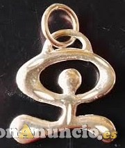 COLGANTE INDALO oro y plata