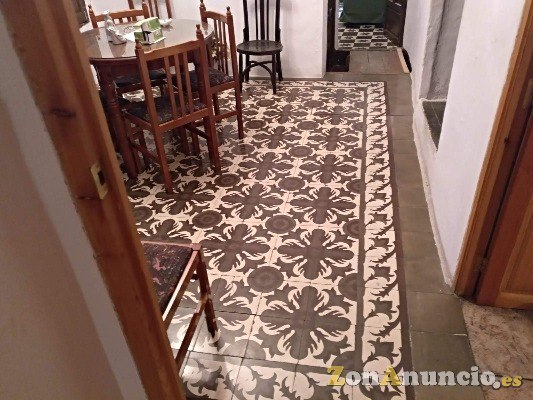 CASA DE DOS PLANTAS AMUEBLADA Y  CON HUERTO