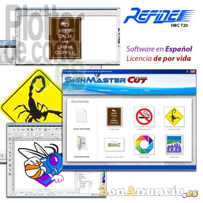 OFERTA LIMITADA Plotter de corte Refine HBC720 vinilo