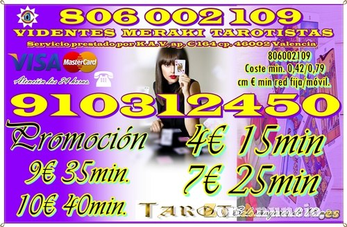 TAROT Y VIDENCIA Atención las 24 horas. ☎910312450