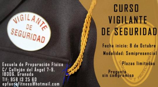 CURSO VIGILANTE DE SEGURIDAD PRIVADA