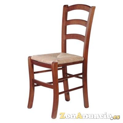 SILLAS Y MESAS MADERA MACIZA