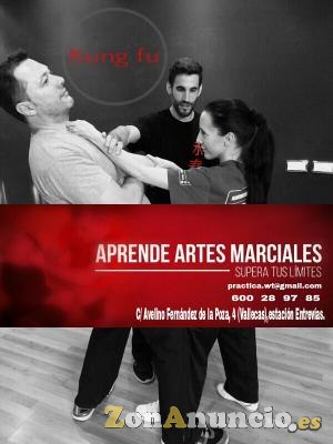Defensa personal, artes marciales kung fu wing chun