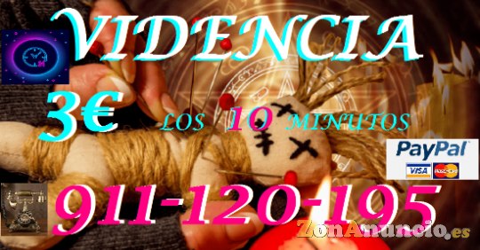 Videncia y tarot para encaminar tu vida 3€ los 10 min