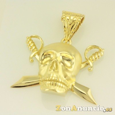 COLGANTES CALAVERAS en oro ó plata