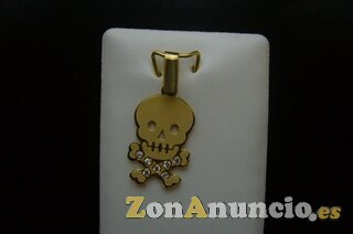 COLGANTES CALAVERAS en oro ó plata