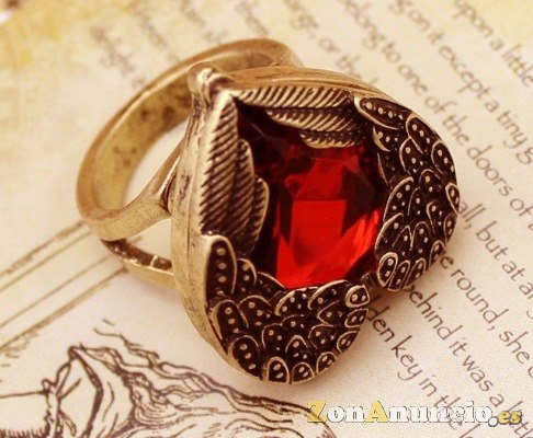 ANILLO DE BISUTERIA FORMA DE CORAZON