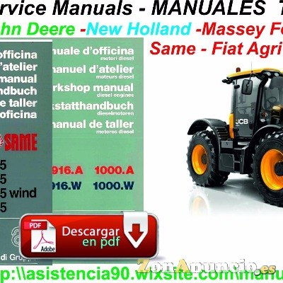 Manuales taller tractores
