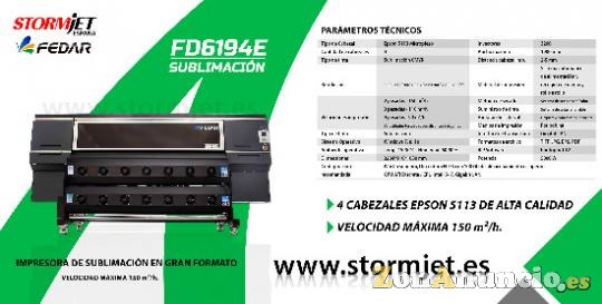 Se vende impresora de sublimacion gran formato rapida