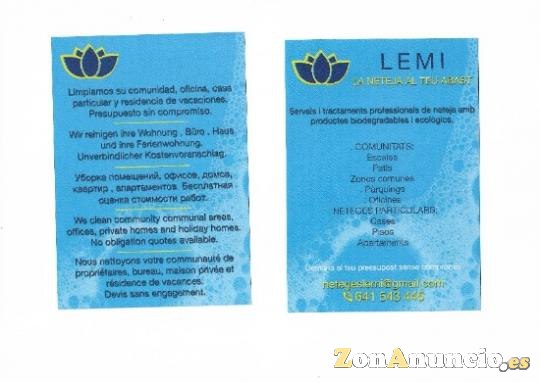 Limpiezas profesionales