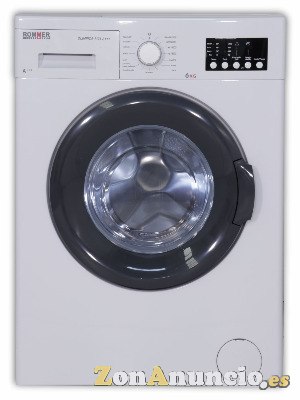 Lavadora Rommer 6kg 1000rpm a+++ nueva