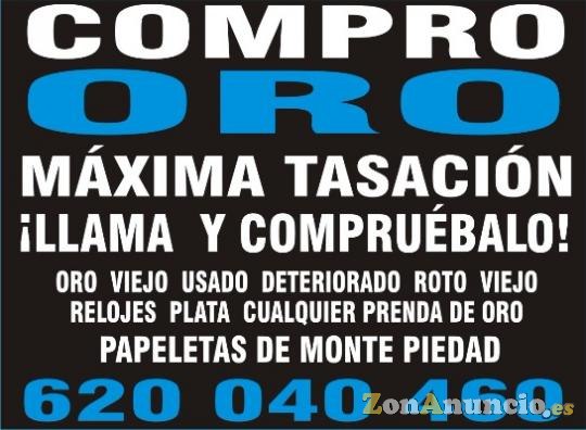 oro y plata maxima tasacion