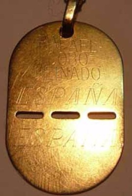 CHAPAS MILITARES EN ORO o PLATA