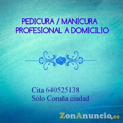 PEDICURA Y MANICURA A DOMICILIO