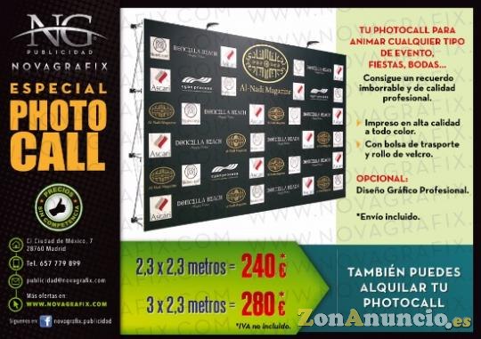 Photocall y poster publicitarios