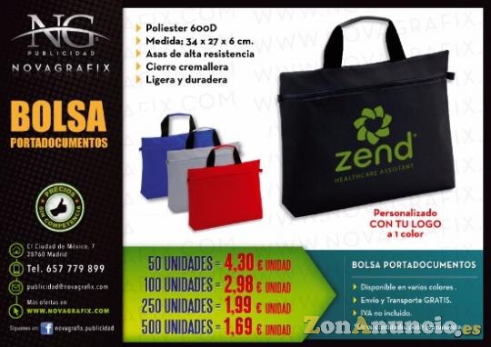 Bolsa portadocumentos personalizado con tu logo