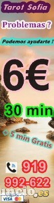 videncia a30 minutos + 5 minutos gratis a solo 6 euros