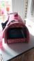 Venta de Animales y mascotas: TRANSPORTIN  ROSA CON LUNARES