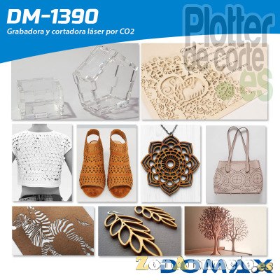 Cortadora laser co2 Domax DM1390 de 130x90cm