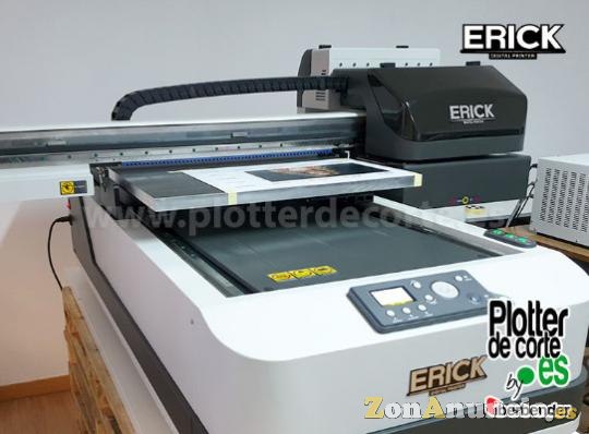 Erick 6090UV impresora plana con blanco y barniz OFERTA