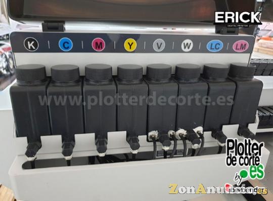 Erick 6090UV impresora plana con blanco y barniz OFERTA