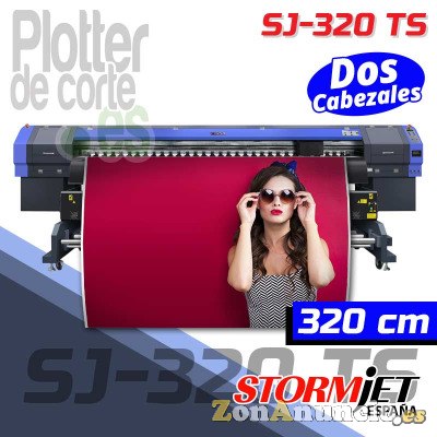 Impresora ecosolvente 320cm photocall lona vinilos