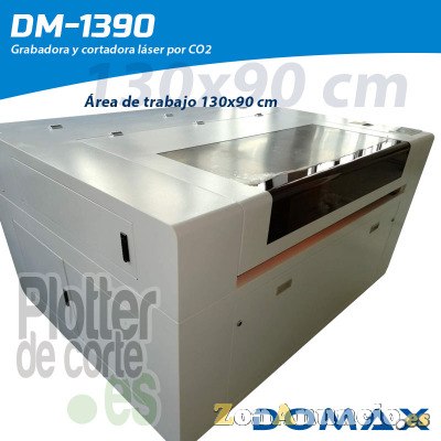 Maquina laser de co2 130x90 cm corte y grabado madera